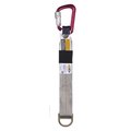 Super Anchor Safety Extender Web Lanyard A-End Aluminum Carabiner 5006-Z B-End Small D-Ring. 6002-C